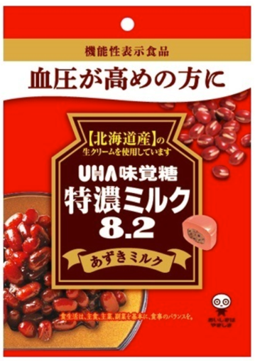 UHA 8.2 Tokuno Azuki Milk Candy