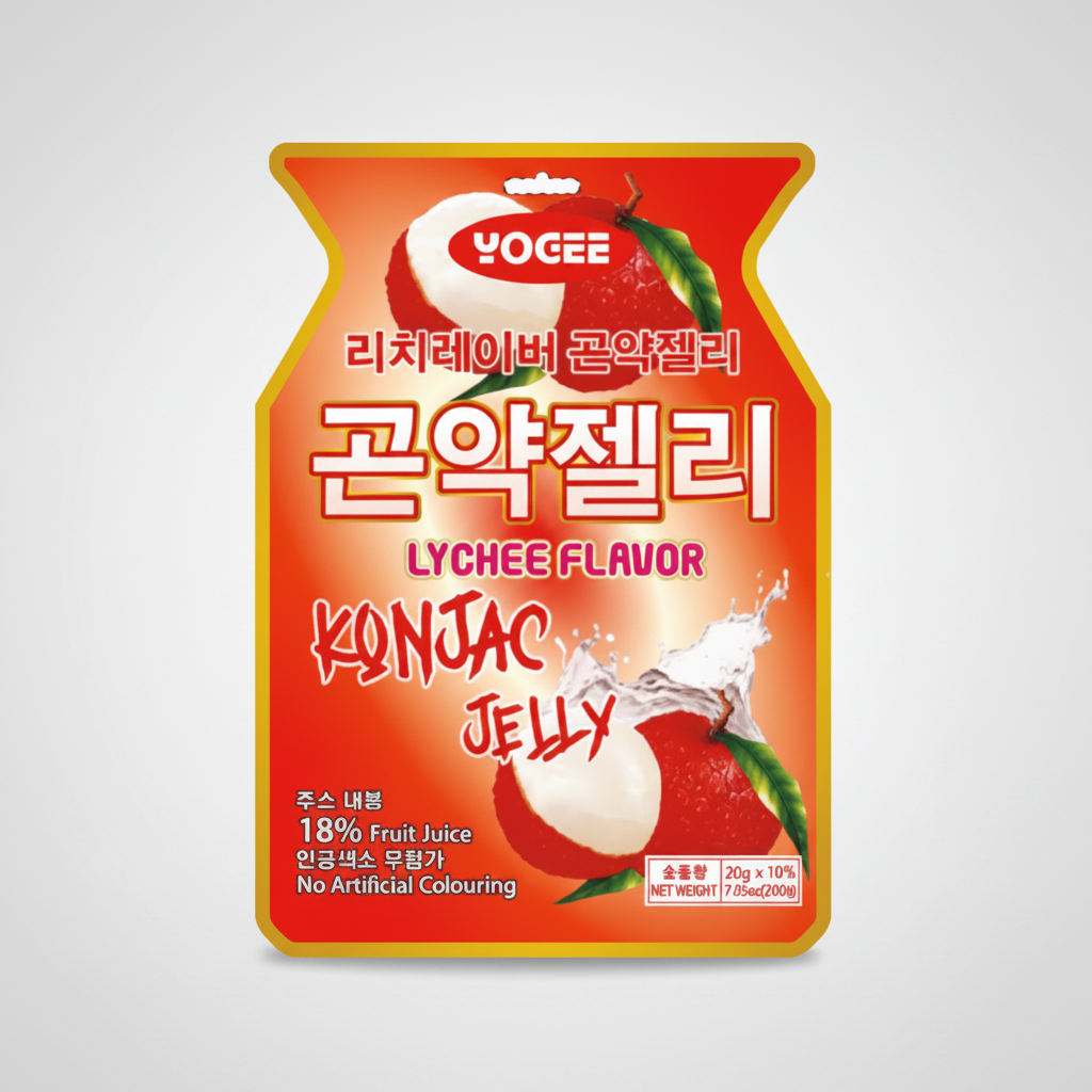 Yogee Lychee Konjac Jelly 荔枝蒟蒻