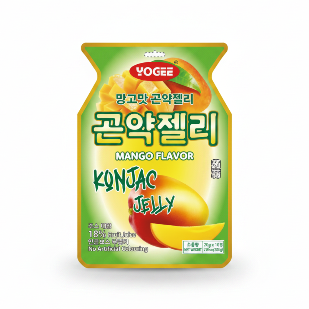 Yogee Mango Konjac Jelly 芒果蒟蒻