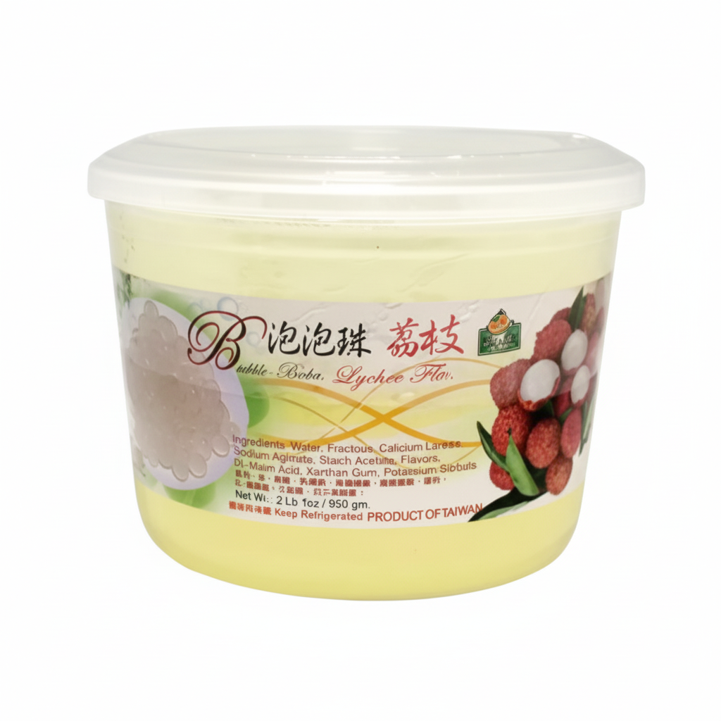 Bubble Boba- Lychee 荔枝泡泡珠