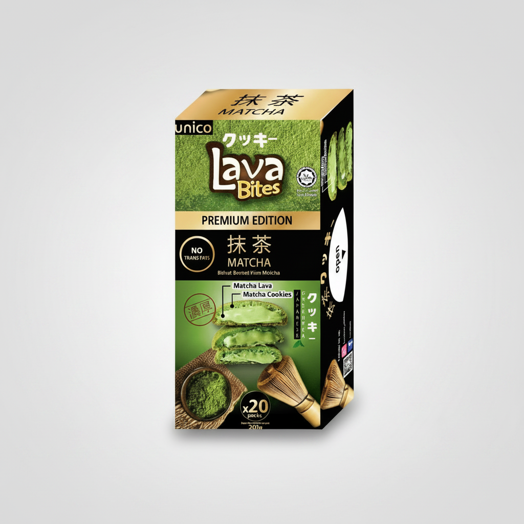 Unico Lava Bites Matcha 抹茶流心曲奇