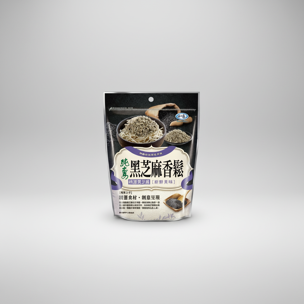 如意 Blk Sesame Floss 黑芝麻香鬆