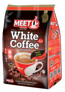 Meet U White Coffee 3 IN 1白咖啡三合一
