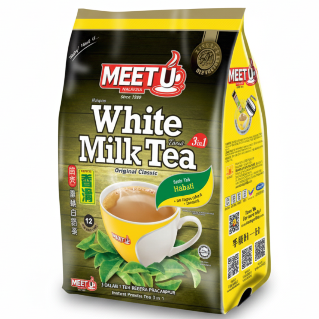 Meet U White Milk Tea 3 in 1白奶茶三合一