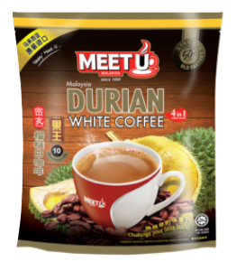 Meet U Durian White Coffee 4 in 1 榴槤白咖啡