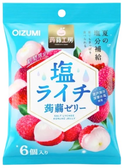 OIZUMI SALT LYCHE JELLY 6P